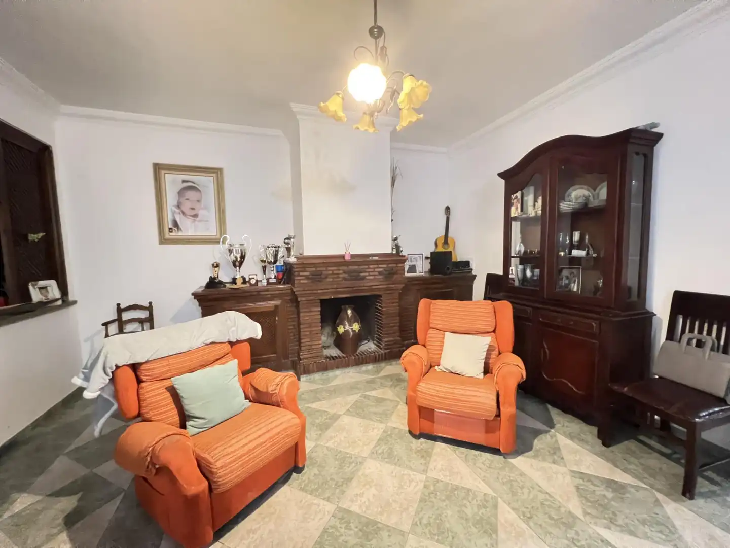 Sala de estar de Casa o chalet en venta en Alameda con Aire acondicionado, Calefacción y Terraza
