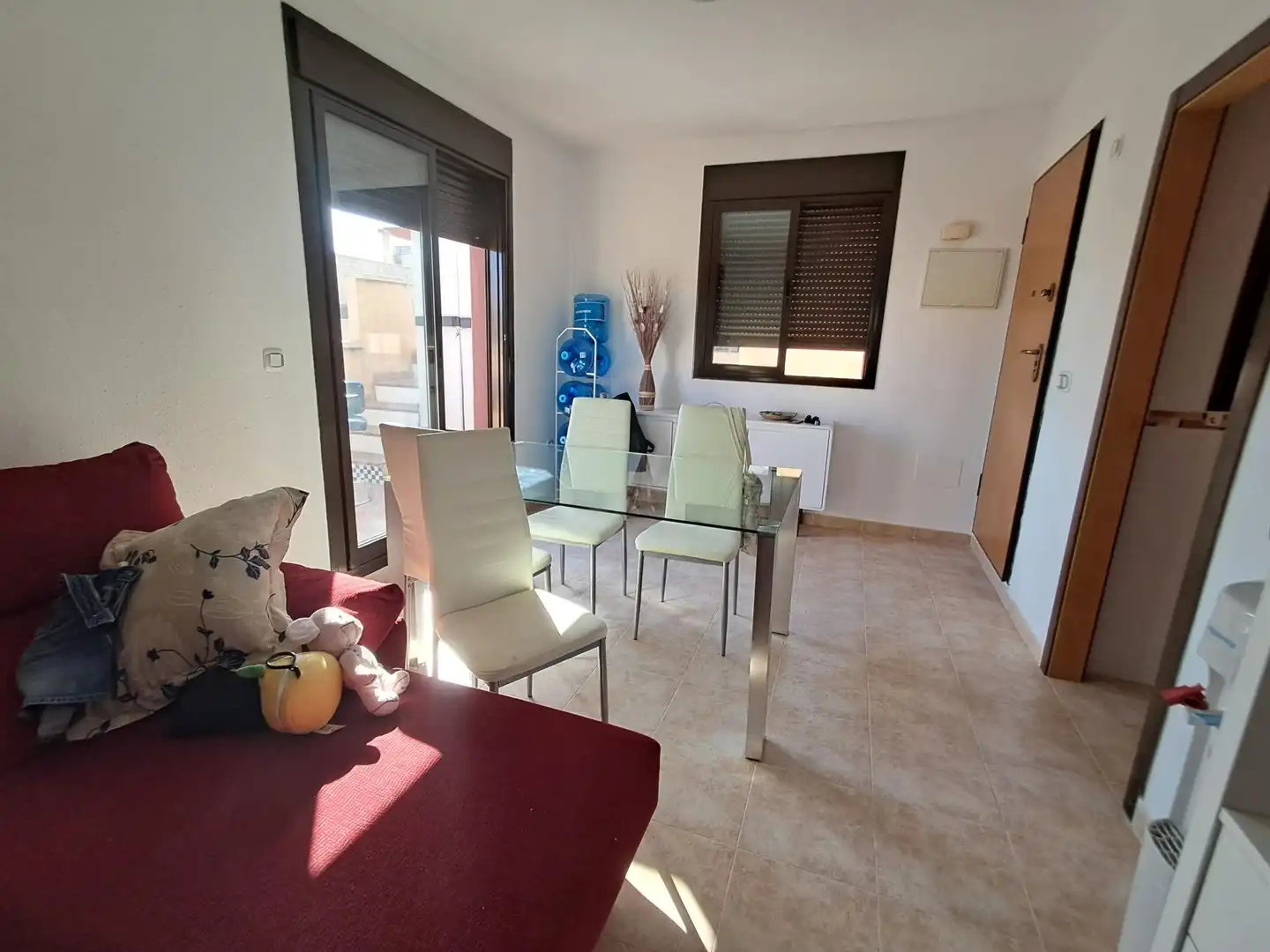Esszimmer von Dachboden zum Verkauf in Águilas mit Klimaanlage, Heizung und Privatgarten