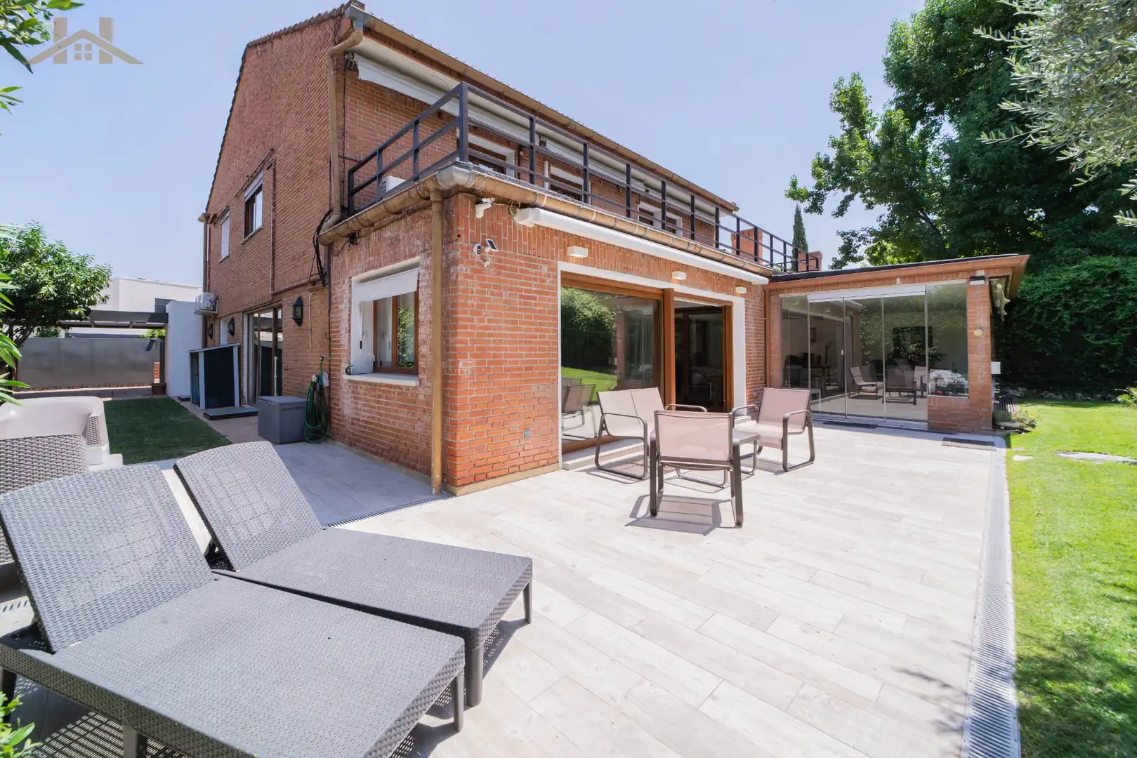 Terrassa de Casa o xalet en venda en Majadahonda amb Aire condicionat, Calefacció i Jardí privat