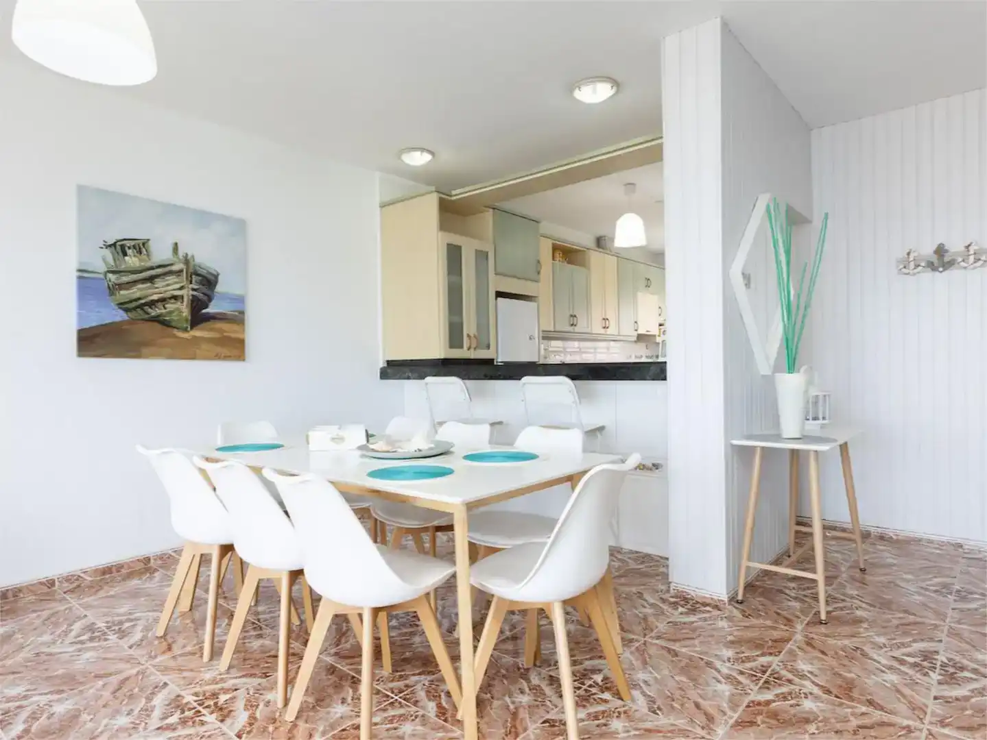 Comedor de Casa o chalet de alquiler en Güímar con Aire acondicionado, Jardín privado y Piscina