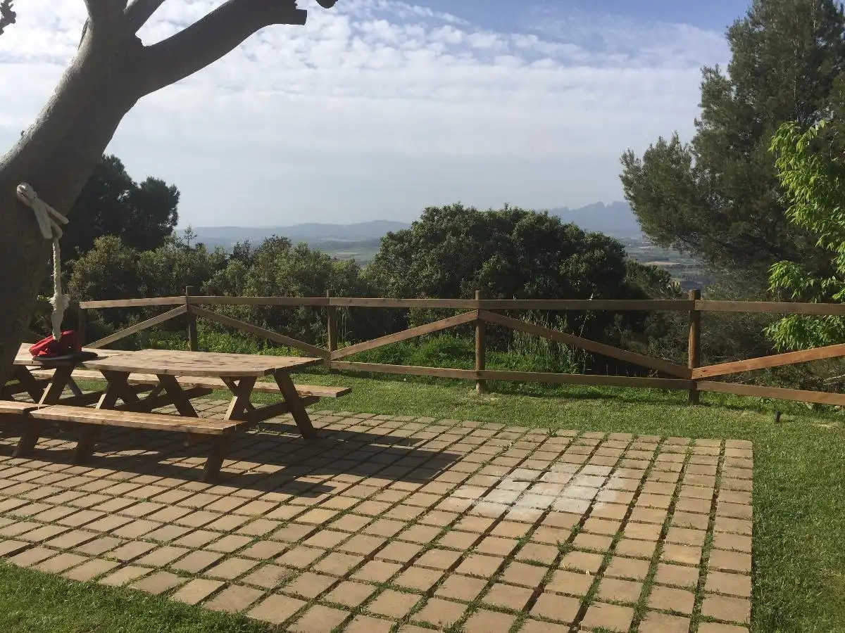 Terraza de Finca rústica en venta en Sant Sadurní d'Anoia con Aire acondicionado, Calefacción y Jardín privado
