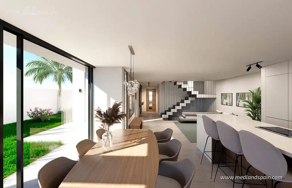 Wohnzimmer von Haus oder Chalet zum Verkauf in Torre-Pacheco mit Klimaanlage, Heizung und Privatgarten