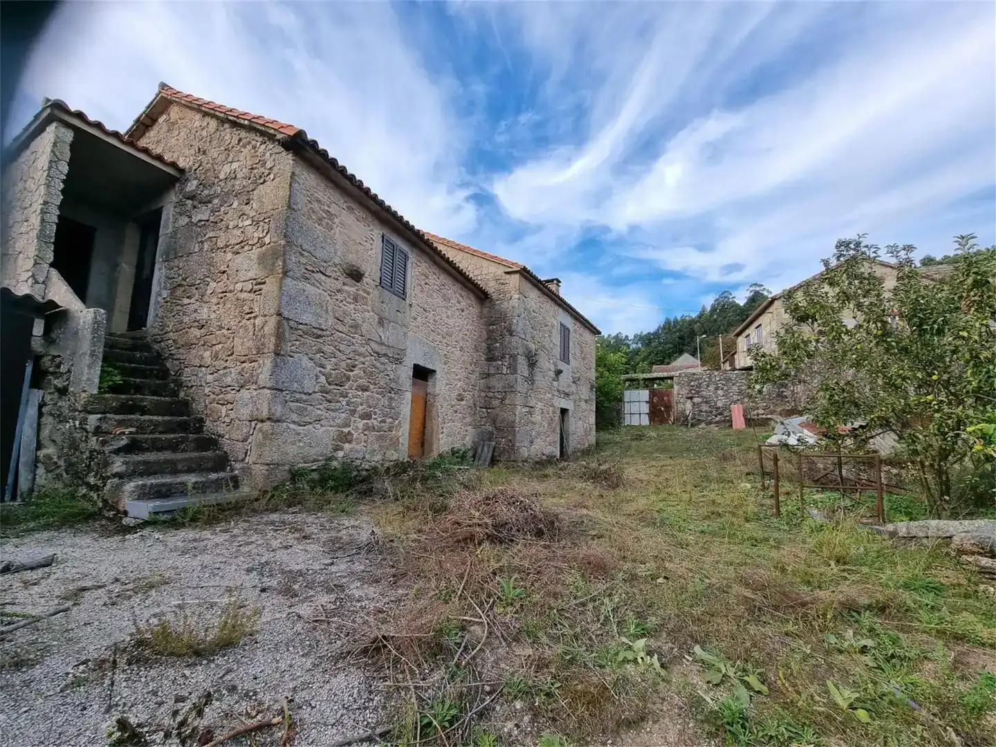 Vista exterior de Finca rústica en venda en Caldas de Reis