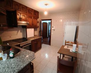 Kitchen of Flat to rent in Santiago de Compostela   with Heating, Parquet flooring and Furnished