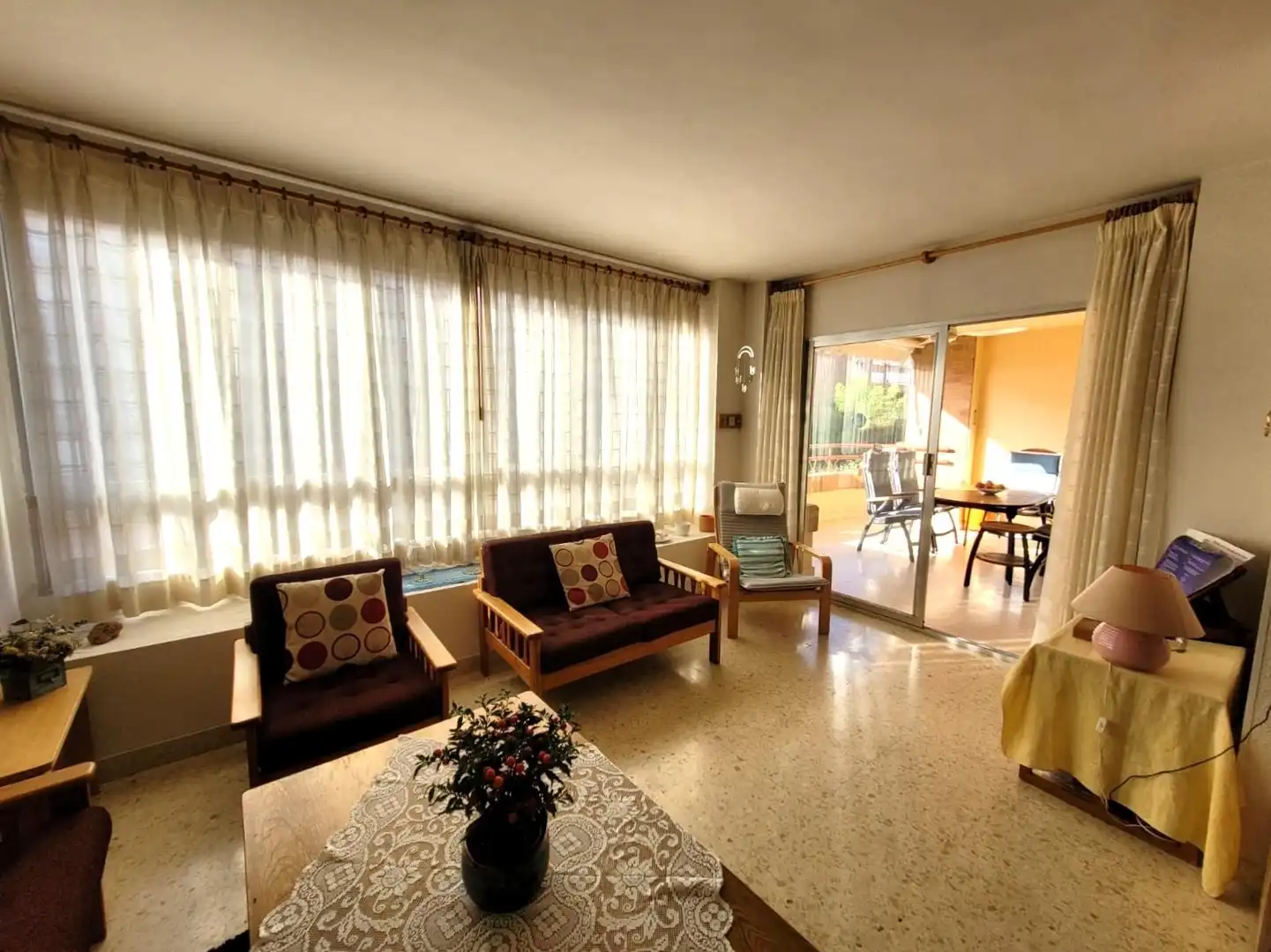 Sala d'estar de Pis en venda en Alicante / Alacant amb Aire condicionat, Calefacció i Terrassa