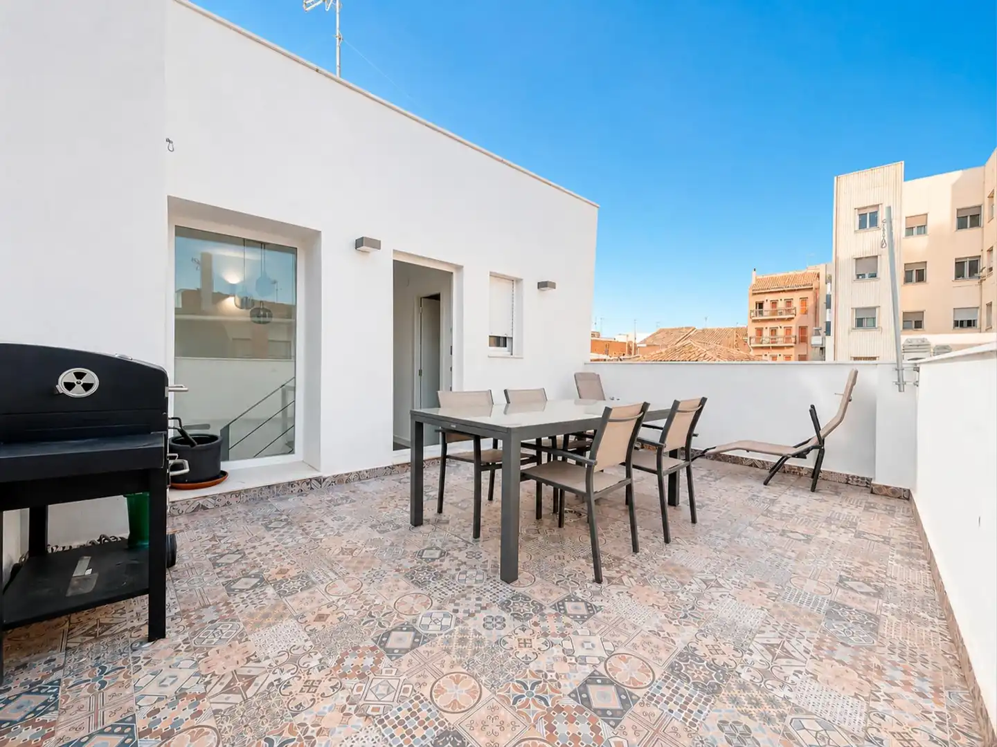Terraza de Casa o chalet de alquiler en Massamagrell con Aire acondicionado, Terraza y Amueblado