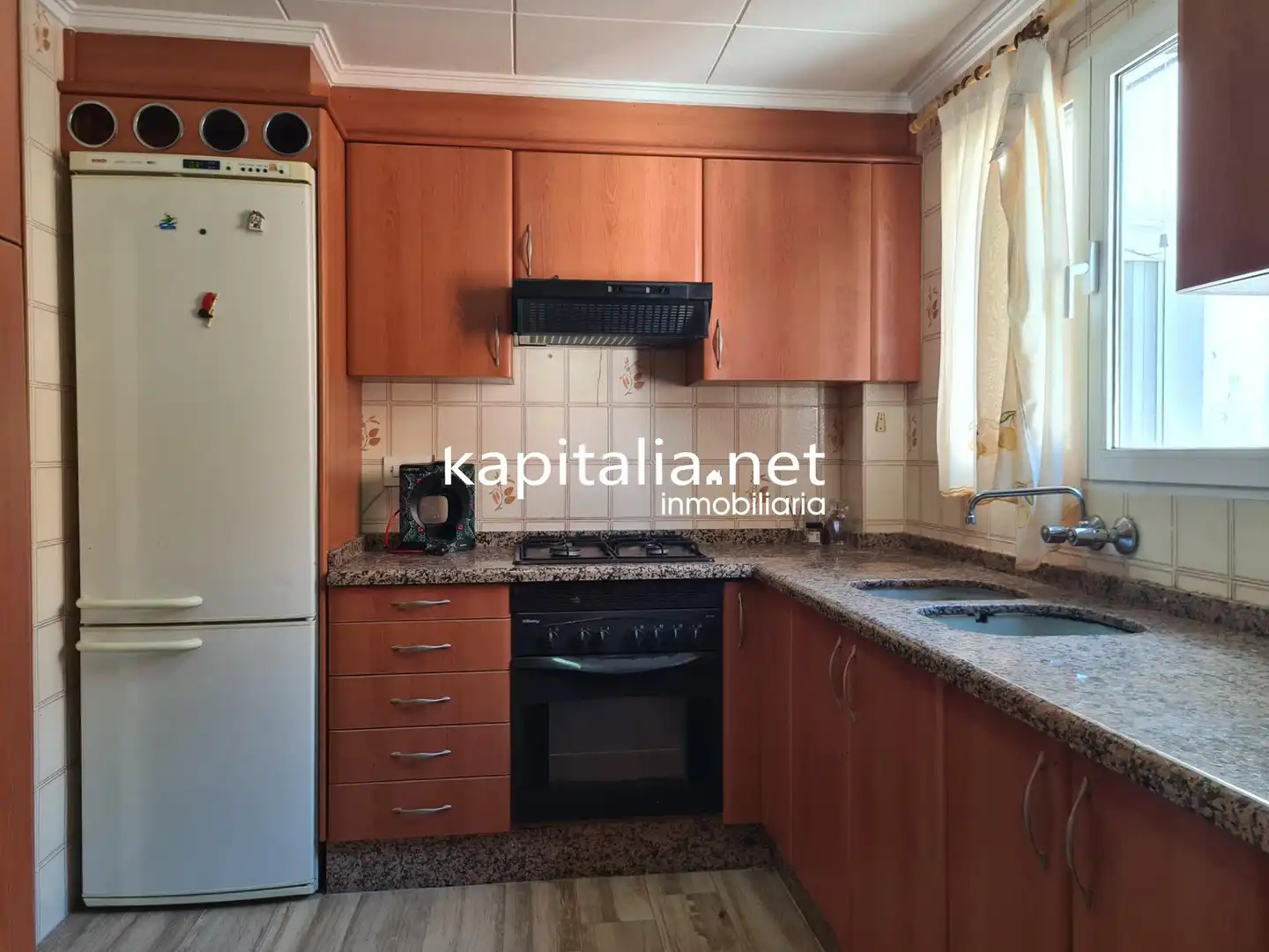 Küche von Wohnung zum Verkauf in Aielo de Malferit mit Klimaanlage, Heizung und Terrasse