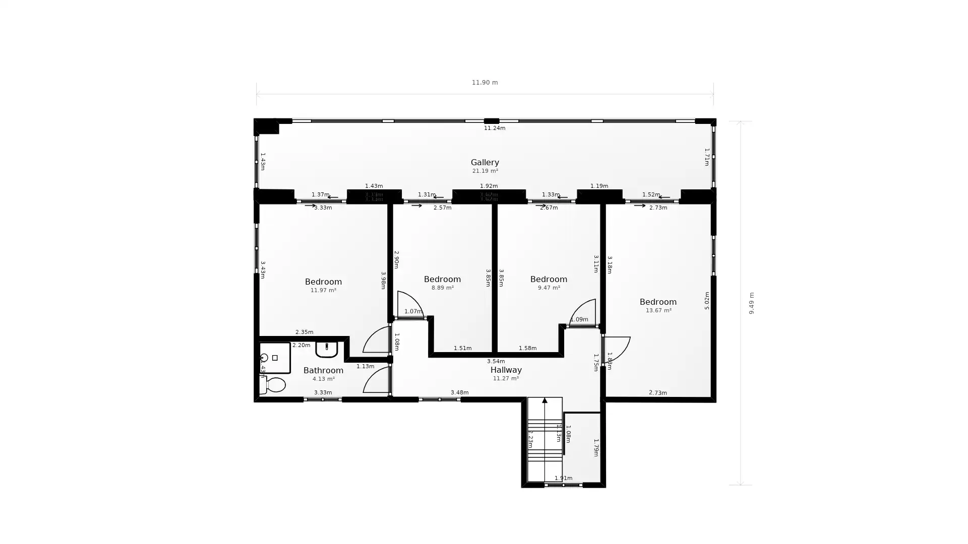 Detached house with pool for sale in Corinto - Almarda, imagen 112