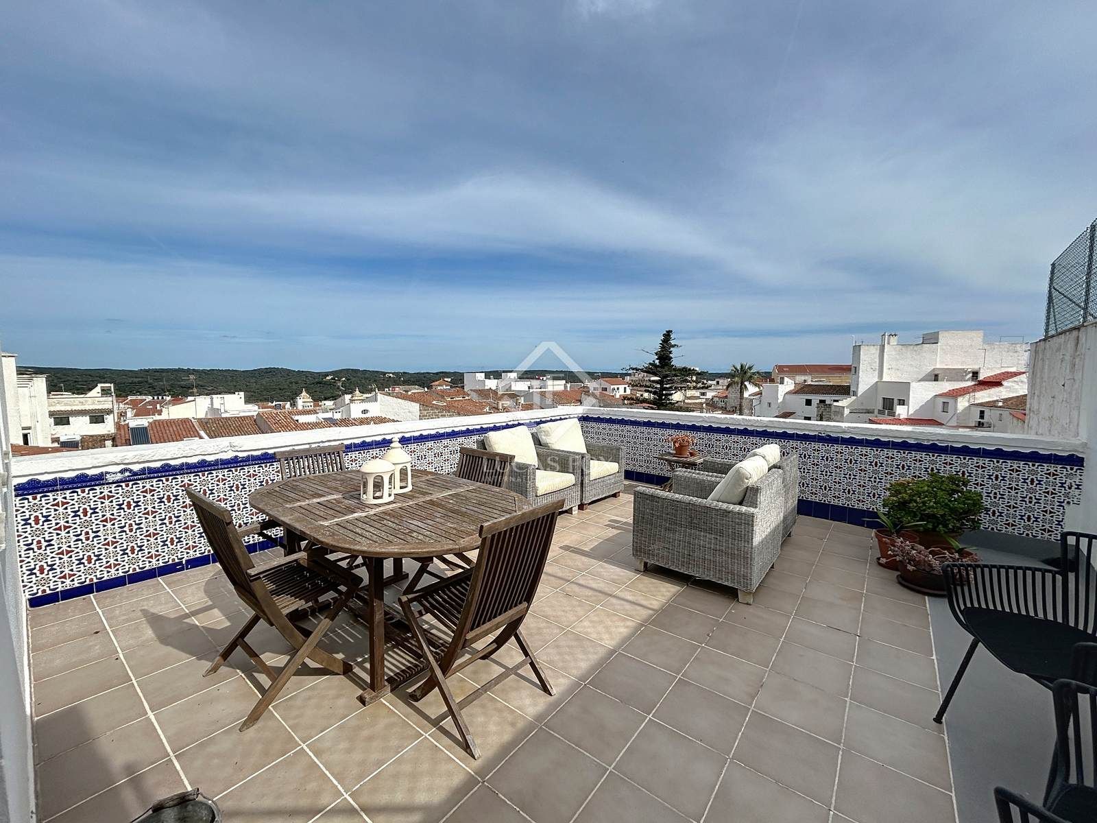 Terrace of Attic for sale in Maó  with Heating, Terrace and Furnished