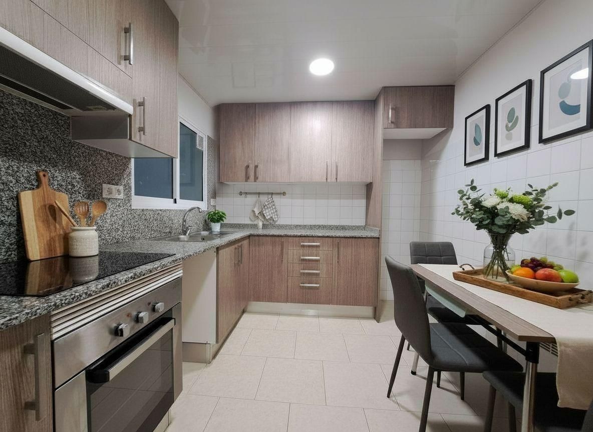 Kitchen of Flat for sale in Martorell  with Balcony