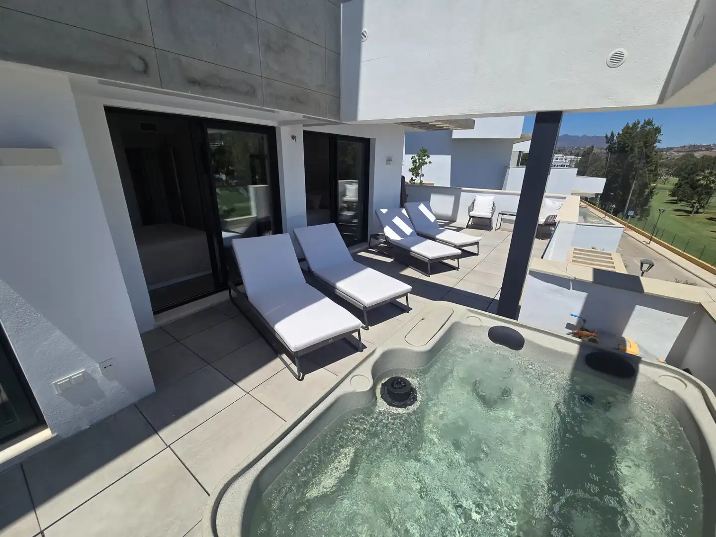 Terrace of Flat for sale in Mijas  with Air Conditioner, Heating and Terrace