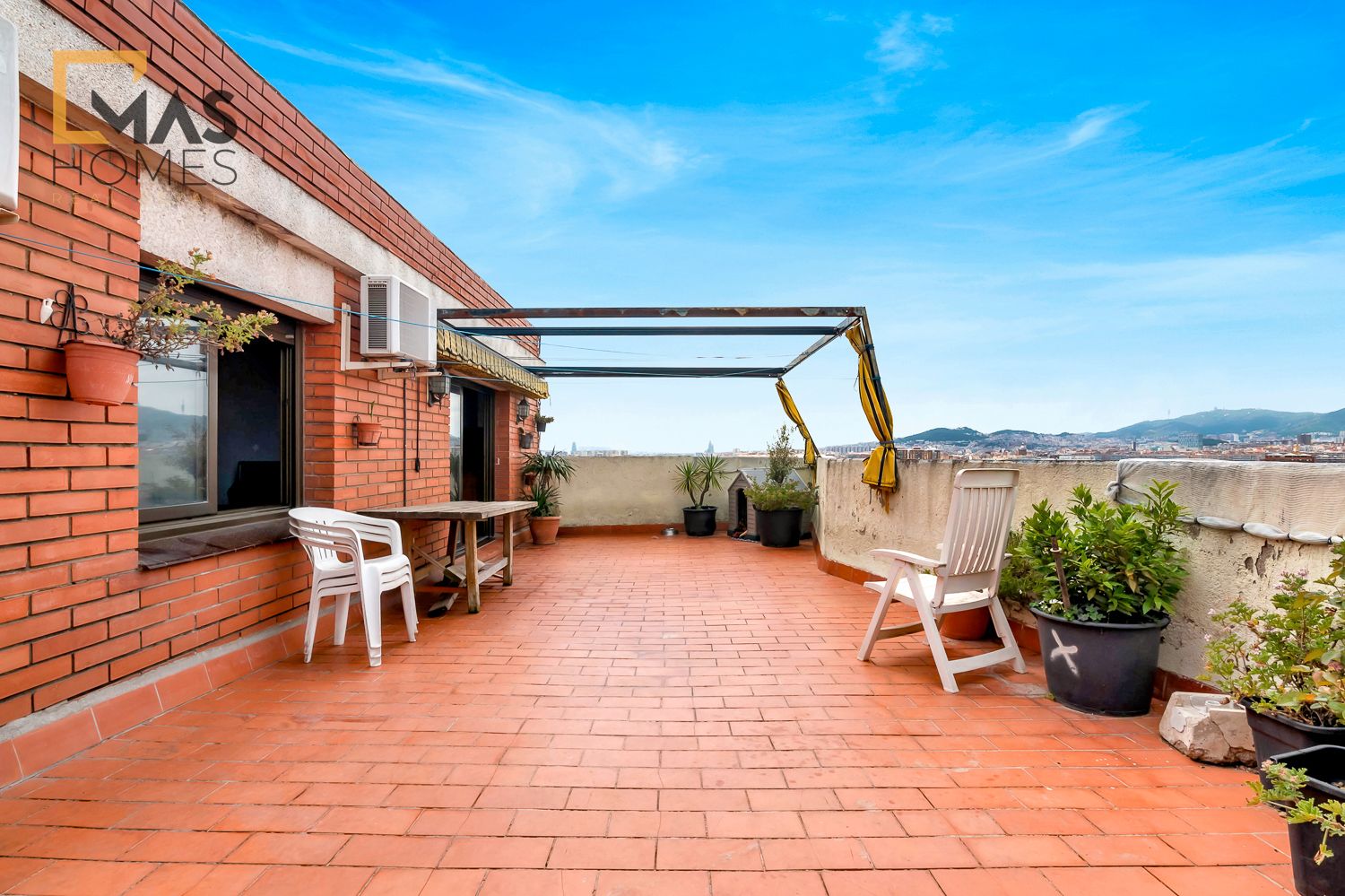 Terrace of Attic for sale in Santa Coloma de Gramenet  with Air Conditioner, Heating and Terrace
