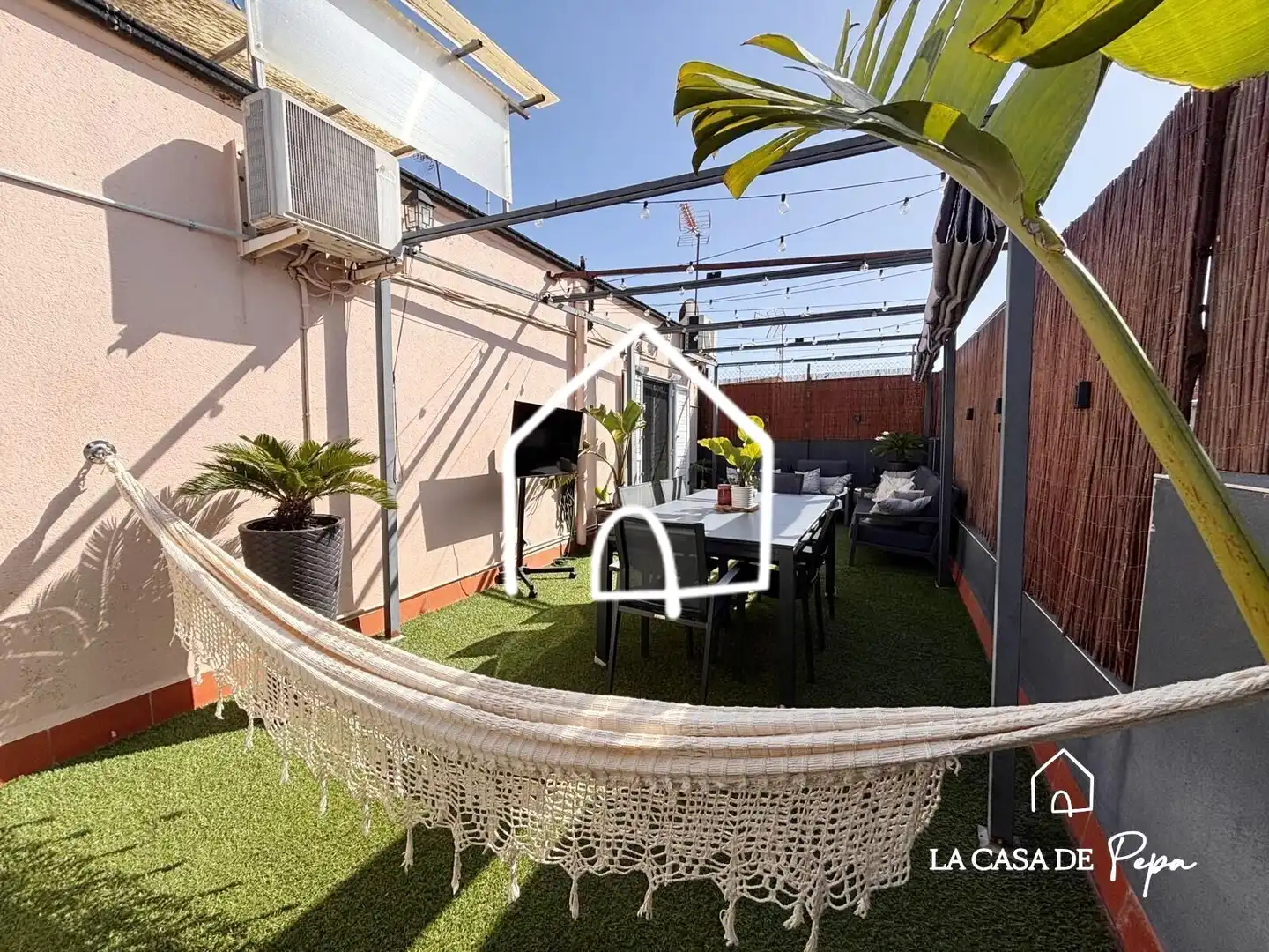 Terrasse von Dachboden zum Verkauf in Viladecans mit Klimaanlage, Heizung und Parkett