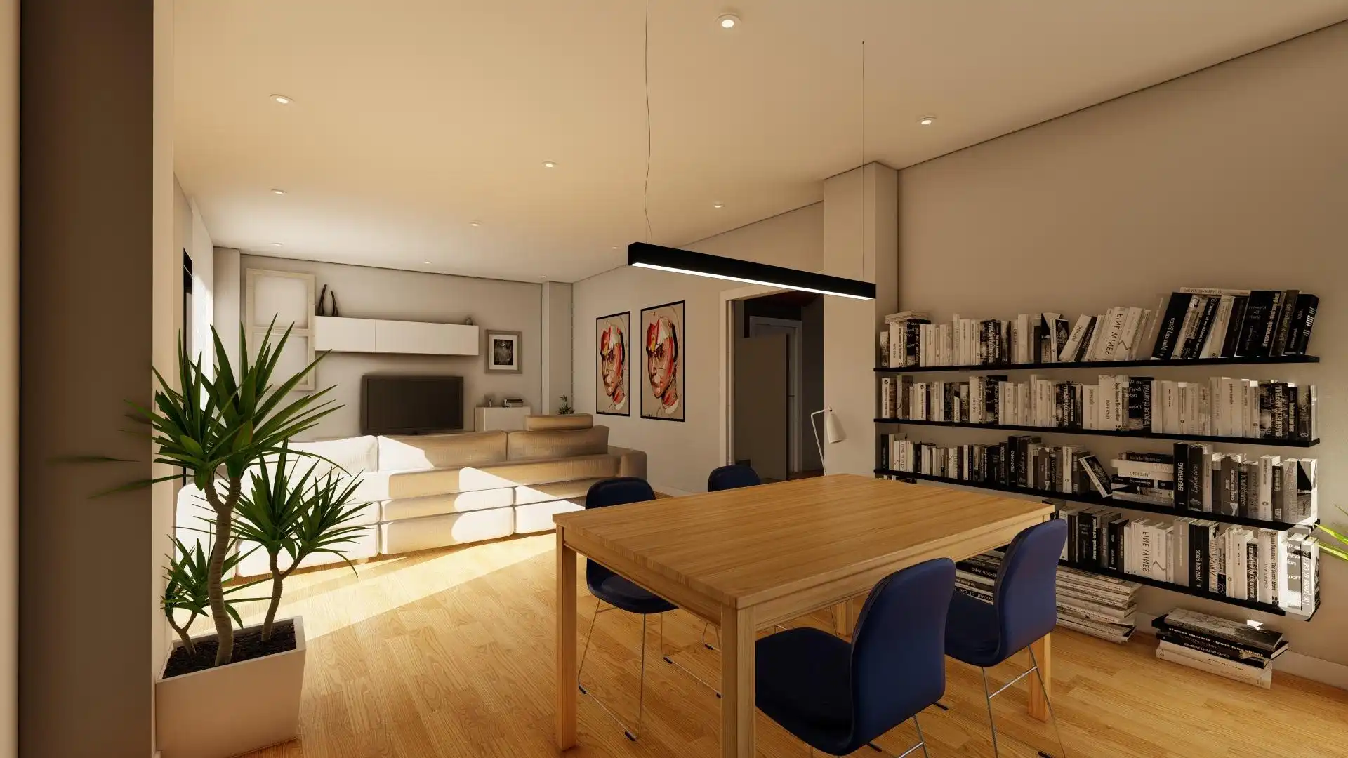 Sala d'estar de Casa o xalet en venda en Villares de la Reina amb Jardí privat i Terrassa