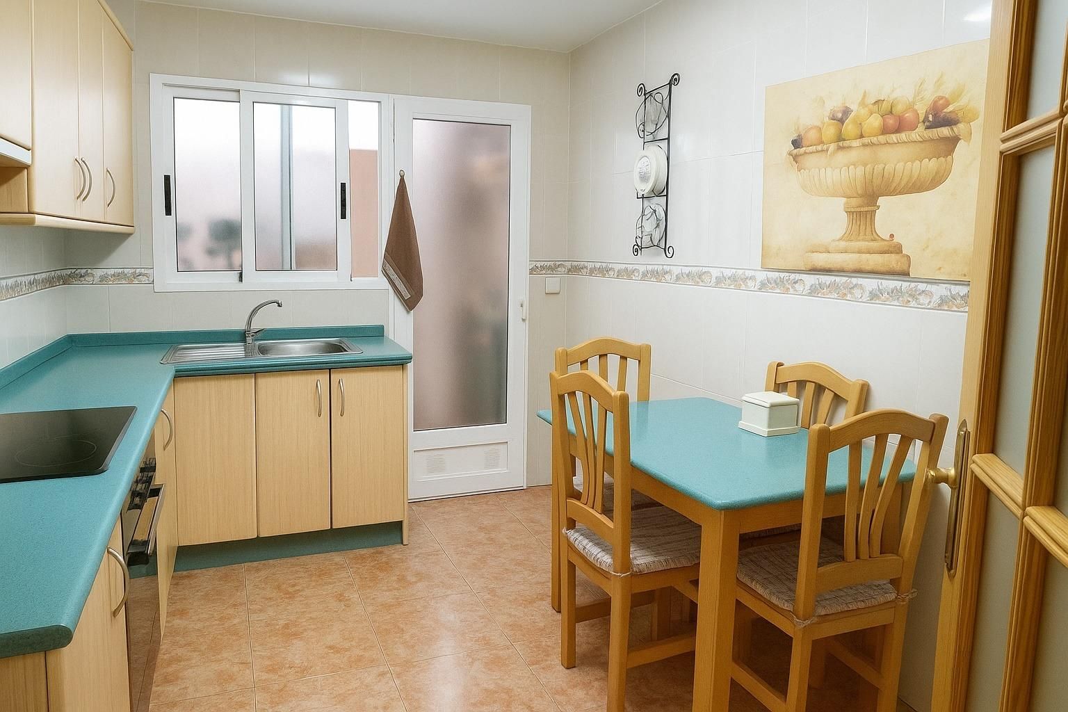 Kitchen of Flat for sale in Villena  with Heating and Balcony