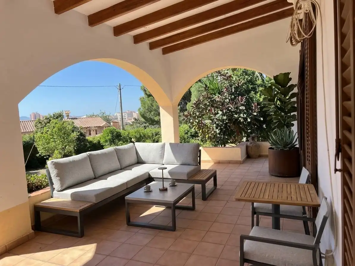 Terrassa de Finca rústica en venda en Inca amb Aire condicionat, Calefacció i Jardí privat