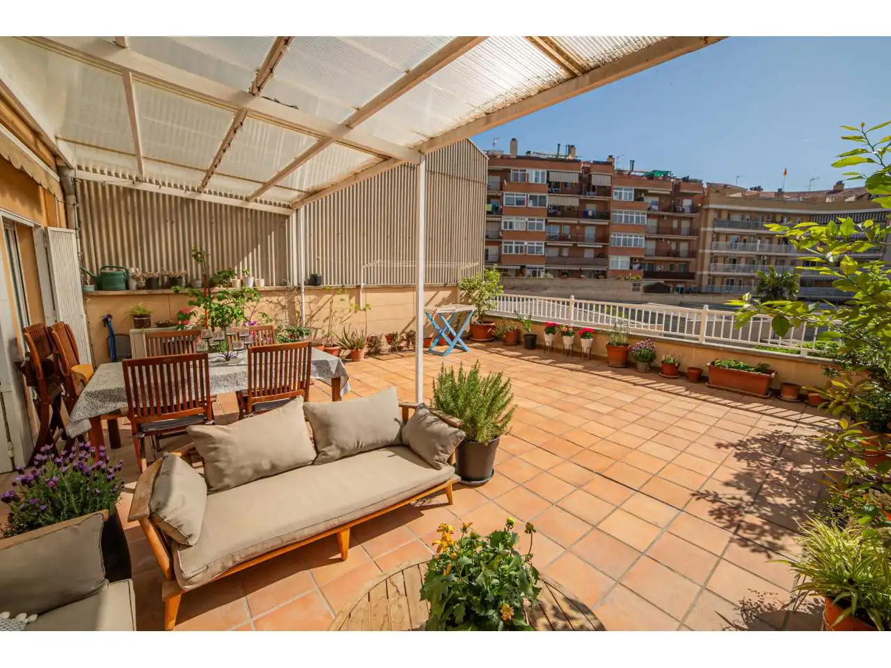 Terrace of Flat for sale in Manresa  with Heating, Private garden and Terrace