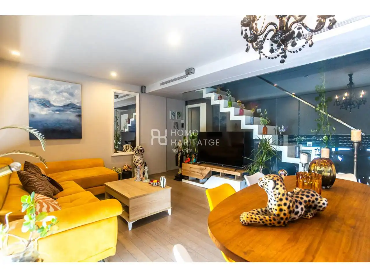 Sala de estar de Casa o chalet en venta en Sabadell con Aire acondicionado, Calefacción y Terraza