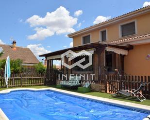 Exterior view of House or chalet for sale in Serracines  with Terrace and Swimming Pool