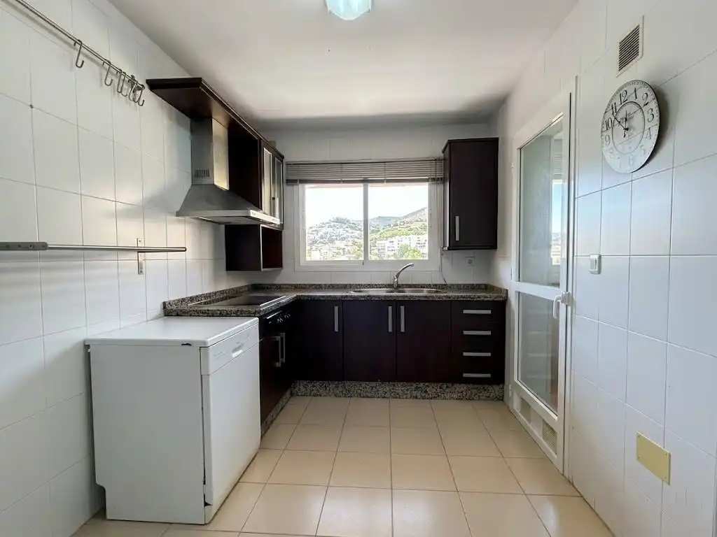 Kitchen of Flat for sale in Málaga  with Heating, Private garden and Terrace