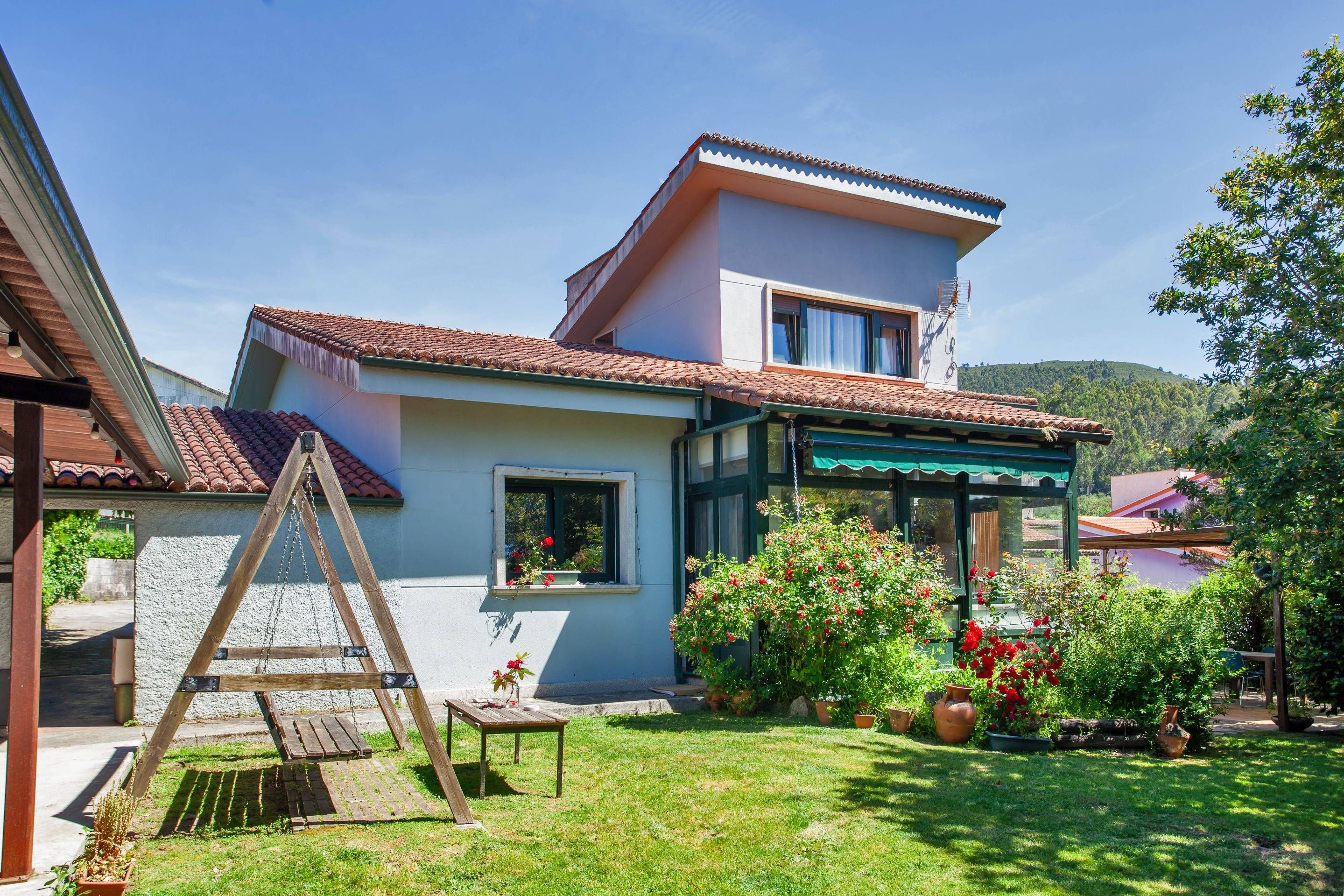 Jardín de Casa o chalet en venta en Ames con Calefacción y Jardín privado