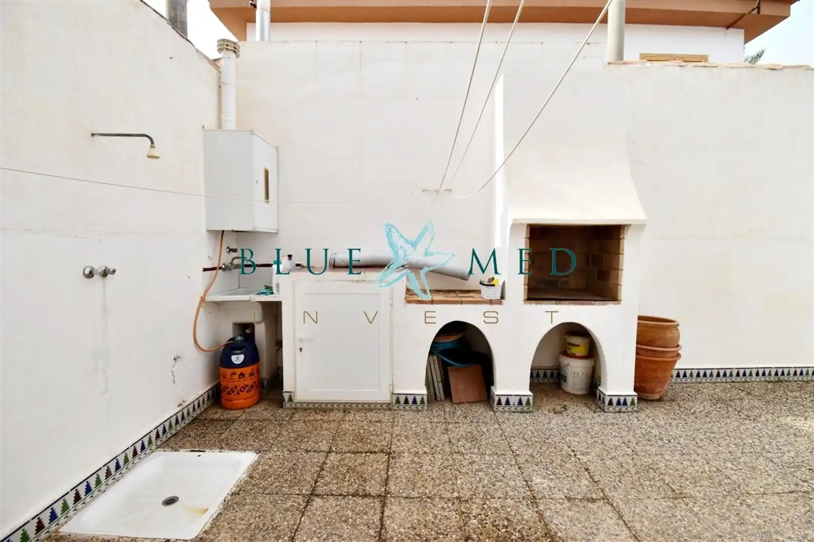 Vista exterior de Dúplex en venta en Mazarrón con Jardín privado, Terraza y Amueblado