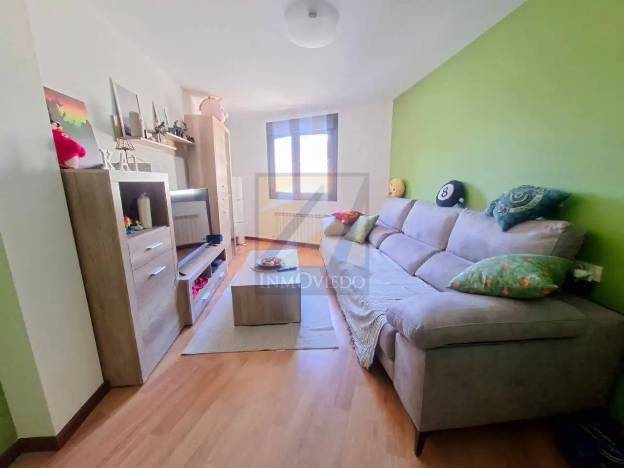 Living room of Flat for sale in Gijón   with Heating, Storage room and Furnished