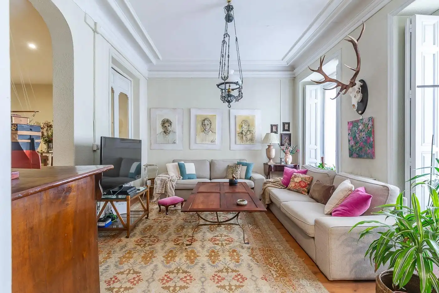 Living room of Flat for sale in Centro