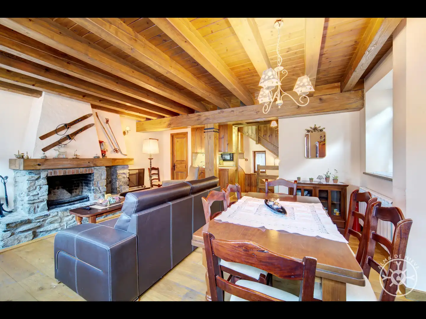 Sala de estar de Casa o chalet en venta en Naut Aran con Amueblado