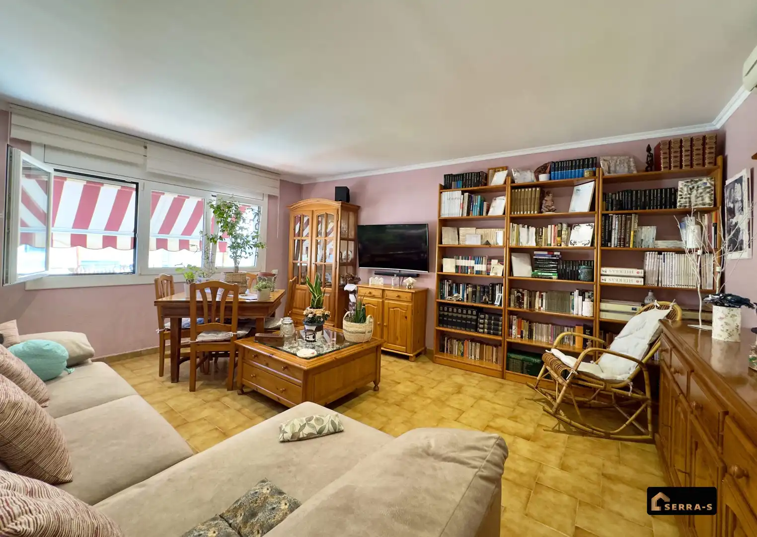 Wohnzimmer von Wohnung zum Verkauf in Malgrat de Mar mit Klimaanlage und Balkon