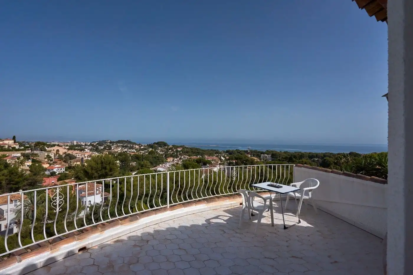 Terraza de Casa o chalet de alquiler en Dénia con Aire acondicionado, Jardín privado y Terraza