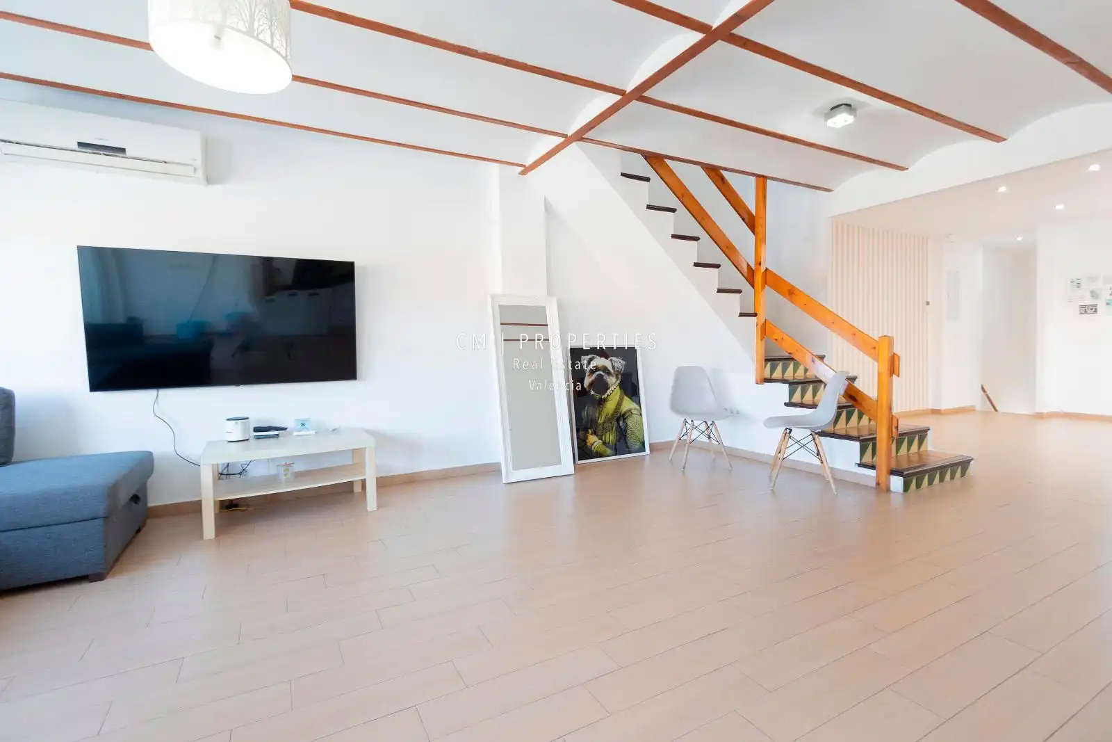 Wohnzimmer von Haus oder Chalet zur Miete in Valencia mit Klimaanlage, Heizung und Terrasse