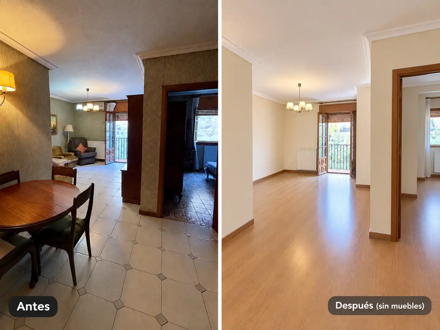 Dining room of Flat for sale in Plasencia  with Air Conditioner and Balcony
