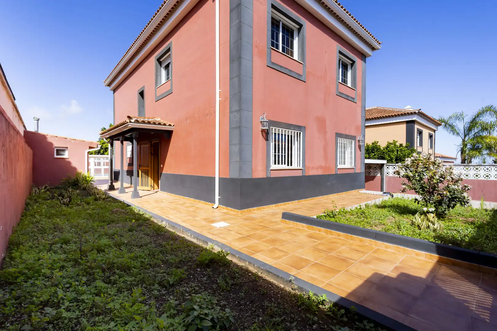 Vista exterior de Casa o chalet en venta en Tacoronte con Jardín privado, Terraza y Piscina