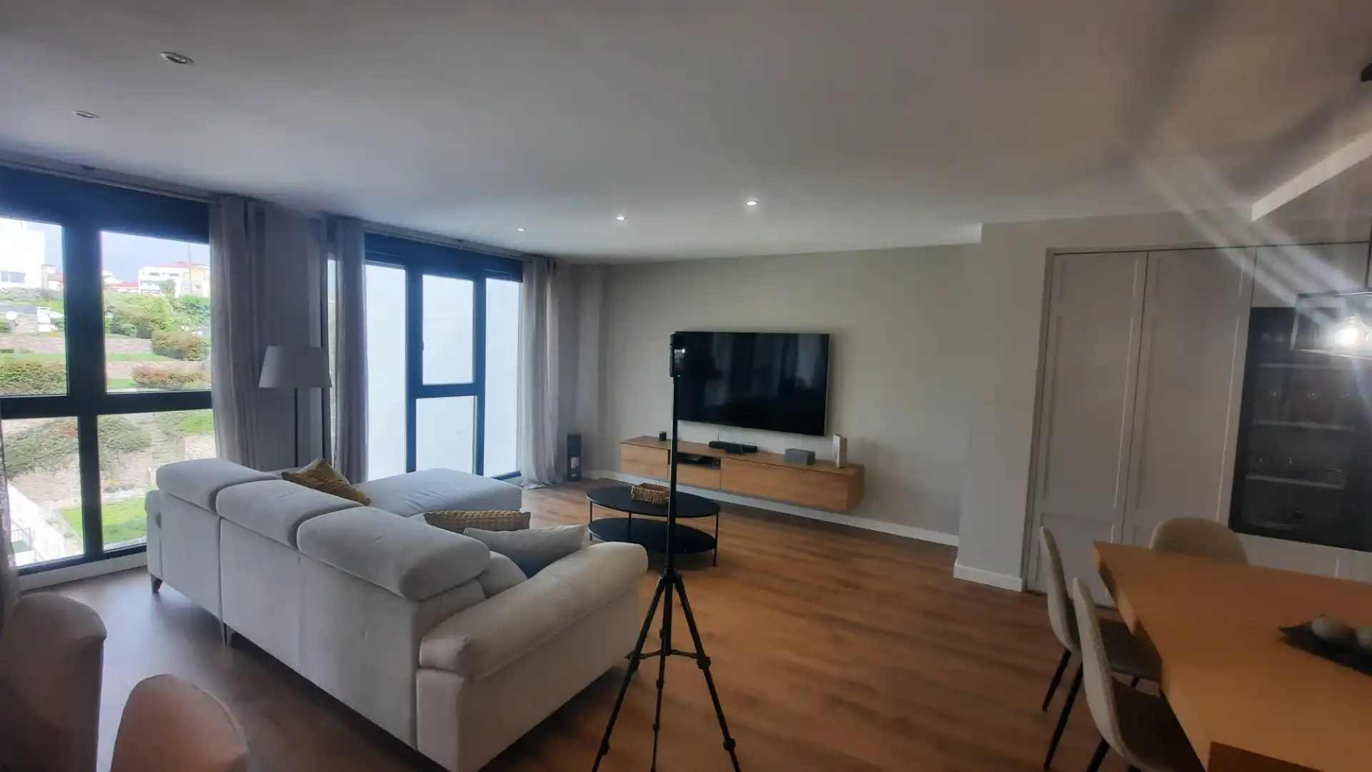 Sala de estar de Dúplex en venta en Vigo  con Aire acondicionado, Calefacción y Jardín privado