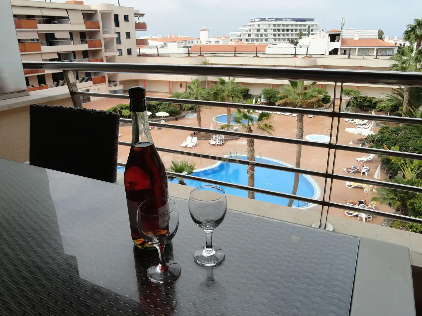 Terraza de Apartamento de alquiler en Santiago del Teide