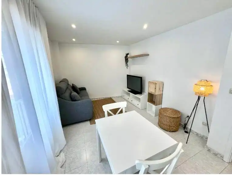 Living room of Flat for sale in Ferrol  with Heating, Storage room and Furnished