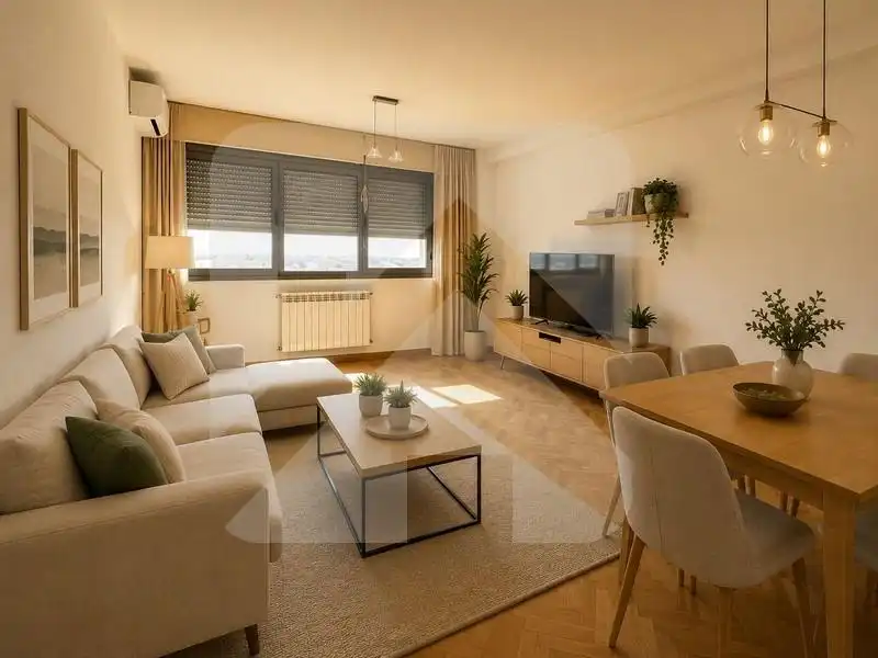 Sala de estar de Ático en venta en Valdemoro con Aire acondicionado, Calefacción y Jardín privado