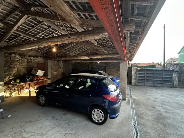 Parking of Houses for sale in Vilanova de Arousa  with Heating, Private garden and Parquet flooring