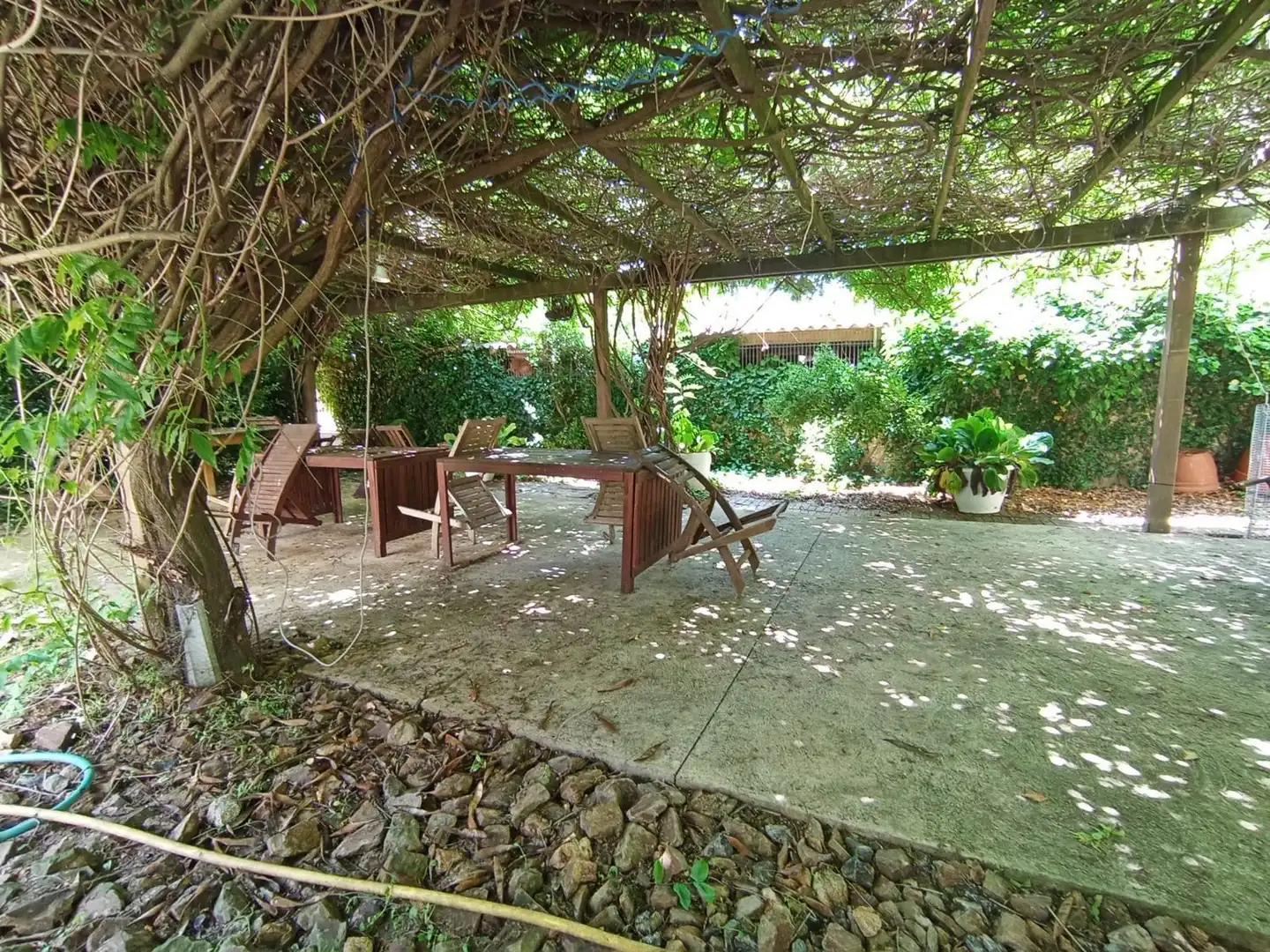 Terrassa de Finca rústica en venda en Sant Cebrià de Vallalta amb Jardí privat, Terrassa i Piscina comunitària