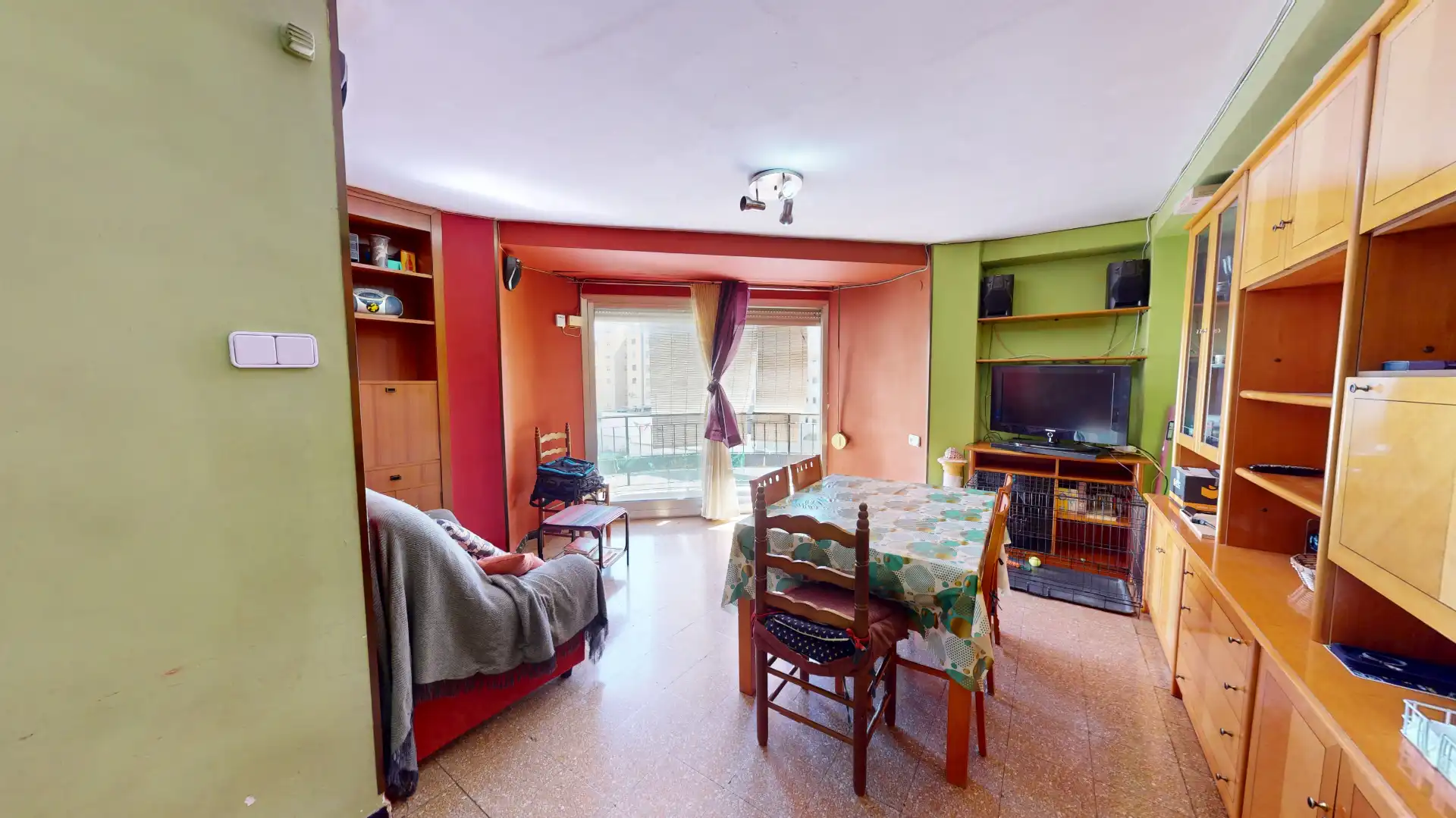 Sala de estar de Piso en venta en Alcoy / Alcoi con Trastero, Amueblado y Horno