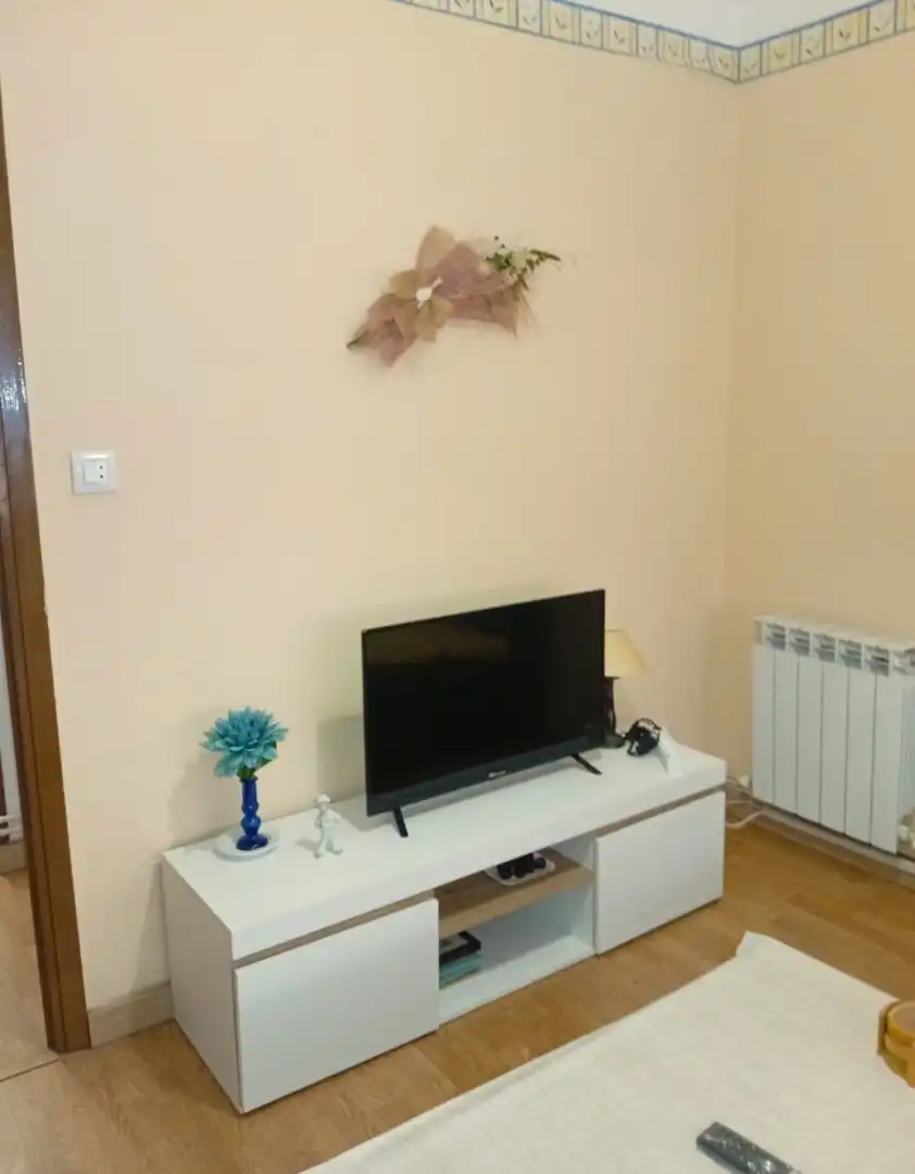 Sala de estar de Piso en venta en Gijón  con Calefacción, Parquet y Terraza