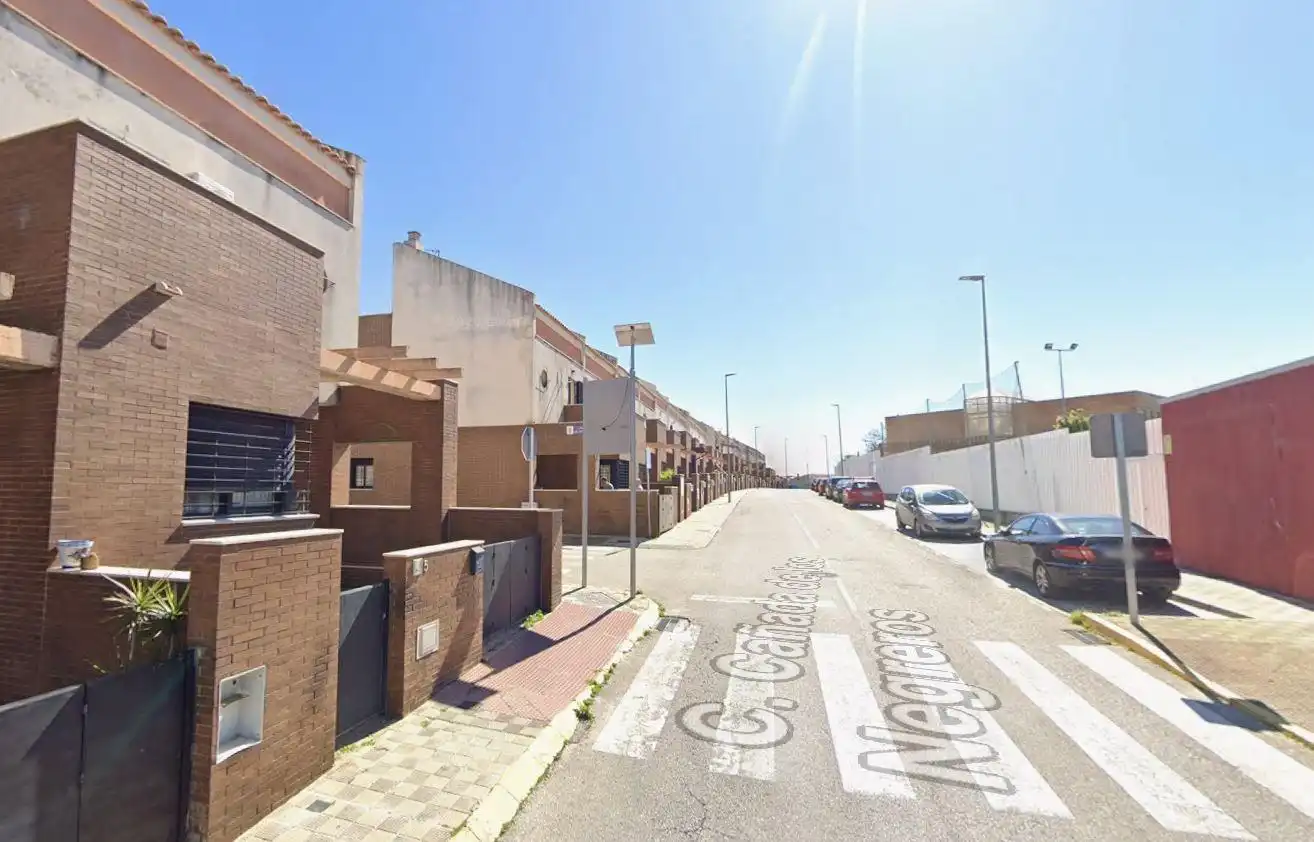Exterior view of Houses for sale in Castilleja de la Cuesta  with Private garden