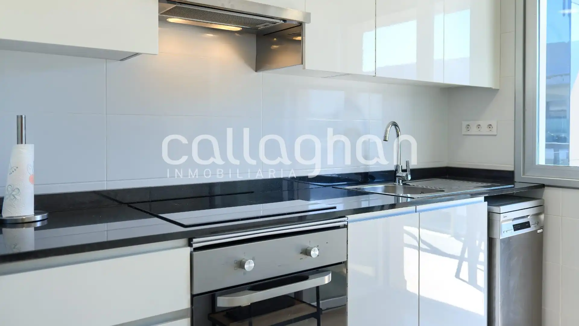 Cocina de Piso en venta en Oropesa del Mar / Orpesa con Aire acondicionado, Calefacción y Jardín privado