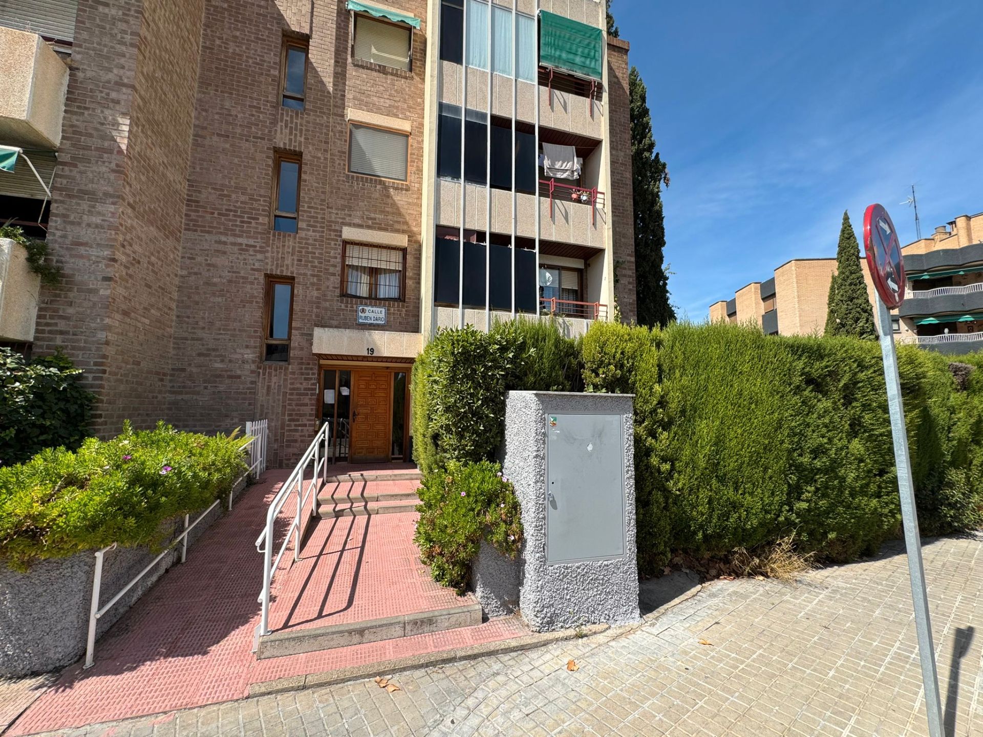 Exterior view of Flat for sale in  Zaragoza Capital  with Air Conditioner, Heating and Private garden