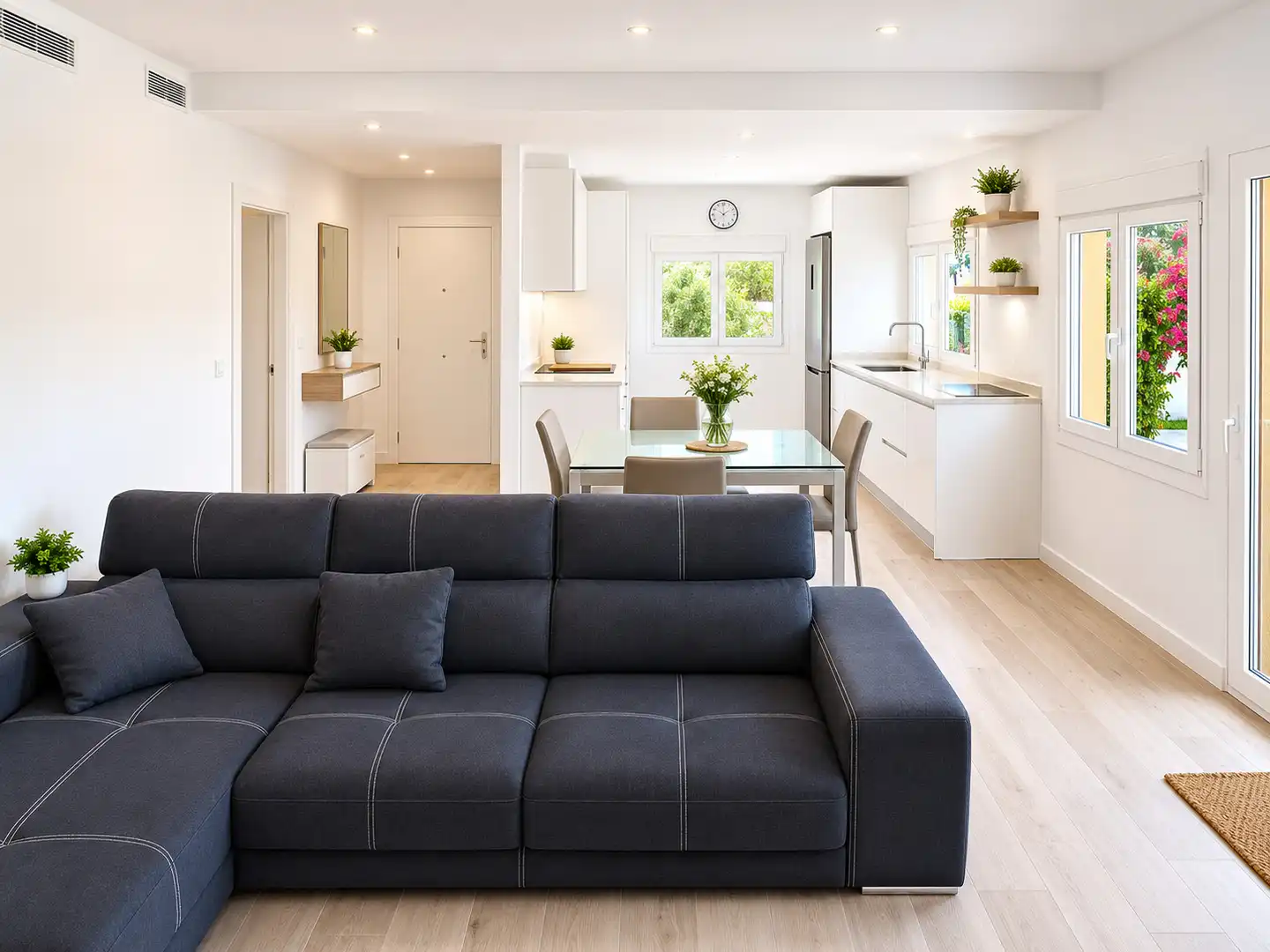 Sala de estar de Casa o chalet en venta en Bàscara con Aire acondicionado, Calefacción y Jardín privado