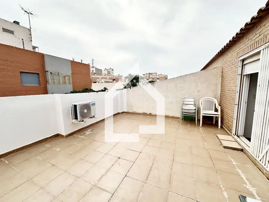 Terrasse von Maisonette zur Miete in San Vicente del Raspeig / Sant Vicent del Raspeig mit Klimaanlage, Terrasse und Möbliert