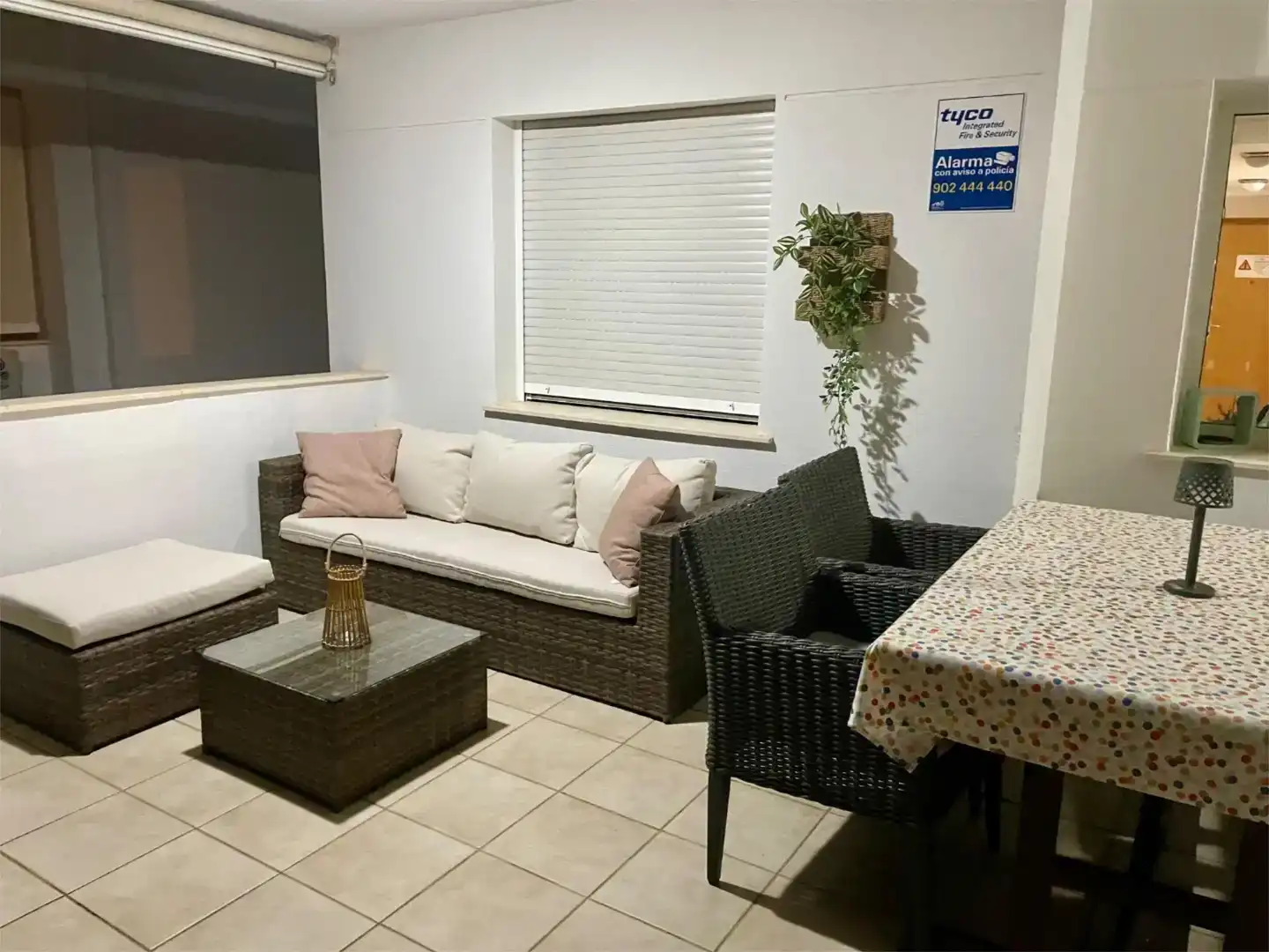 Terrace of Flat for rent in Oliva  with Air Conditioner, Swimming Pool and Furnished