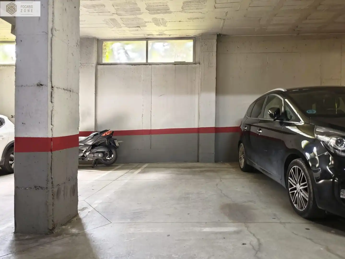 Parking of Flat for sale in Málaga  with Air Conditioner, Heating and Private garden