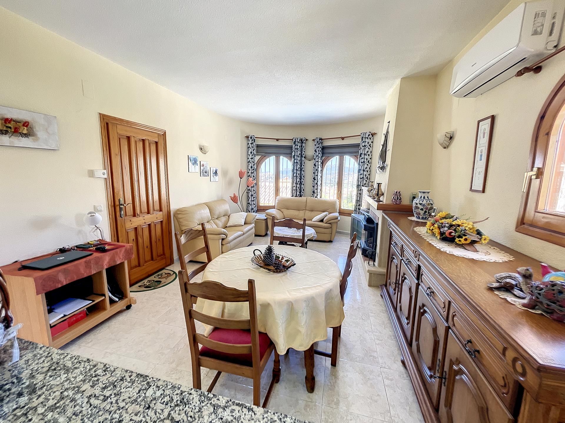 Living room of House or chalet for sale in Benitachell / El Poble Nou de Benitatxell  with Air Conditioner, Heating and Private garden